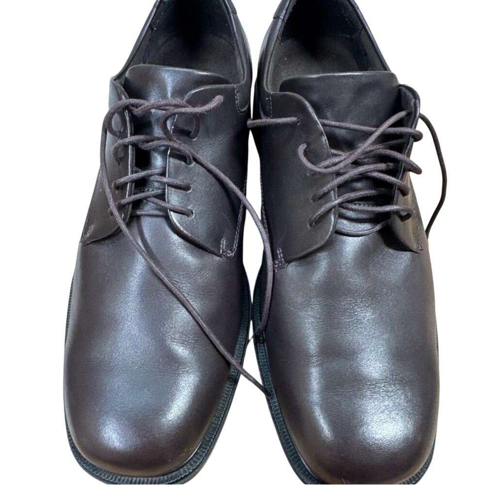 Men's ROCKPORT "MARGIN" Chocolate Oxford Dress Shoes; K71225; 12M new- no box
